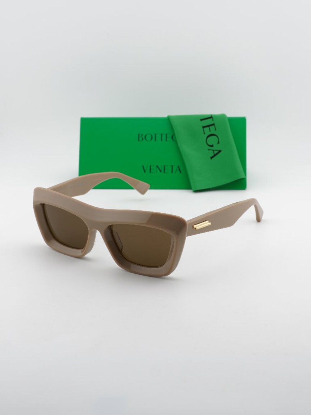 Bottega Veneta BV1283S 003 Square Women Sunglasses - Brown